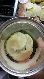 Make Honey lemon tea step 2