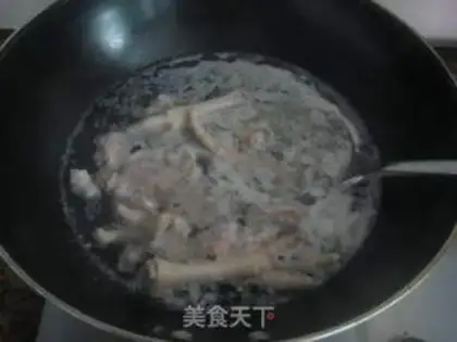 Make Cold chicken feet step 2