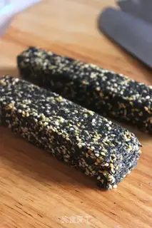 Make Black and white sesame souffle step 7