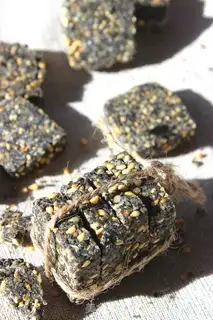Make Black and white sesame souffle step 10