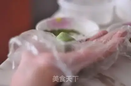 Make mahjong potato ice cream mooncake step 7