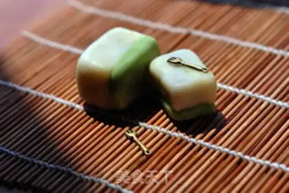 Make mahjong potato ice cream mooncake step 13