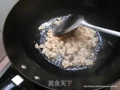Make Meat and eggplant step 1