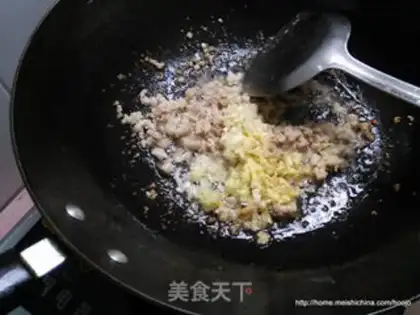 Make Meat and eggplant step 2