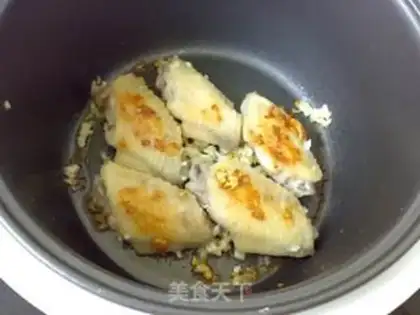 Make Garlic chicken on the wing step 7