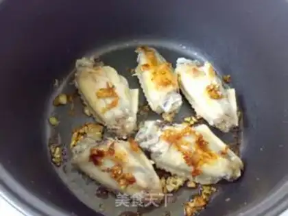 Make Garlic chicken on the wing step 8