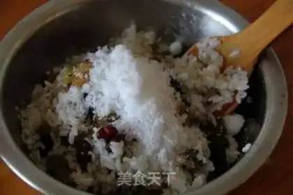 Make Pumpkin rice step 1