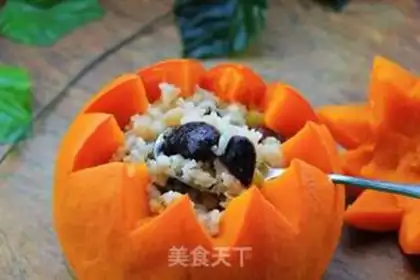 Make Pumpkin rice step 4
