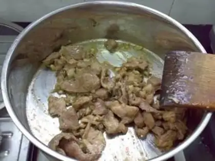 Make Black pepper meat step 5