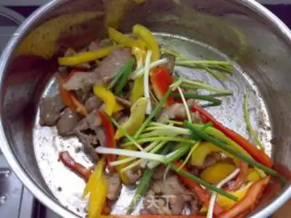 Make Black pepper meat step 8