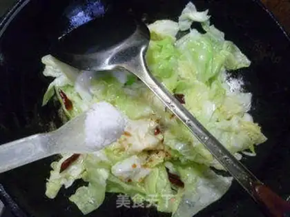 Make A hand tore the cabbage step 6