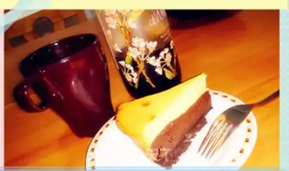 Make Brownie cheesecake step 23