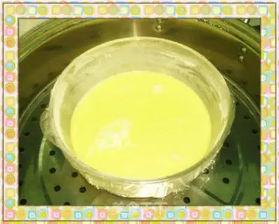 Make A milky sesame pie step 9