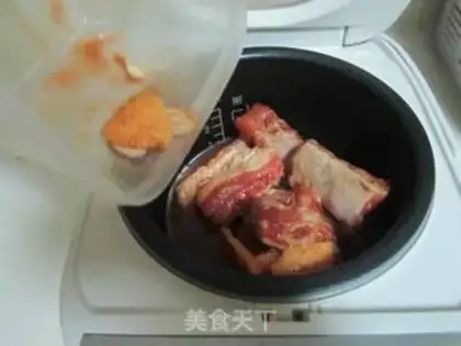 Make Honey-juice ribs step 2