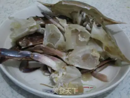 Make Curry crabs step 2