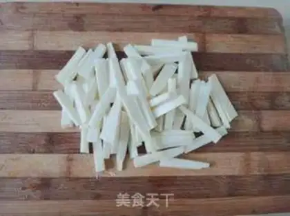 Make White fried meat step 1