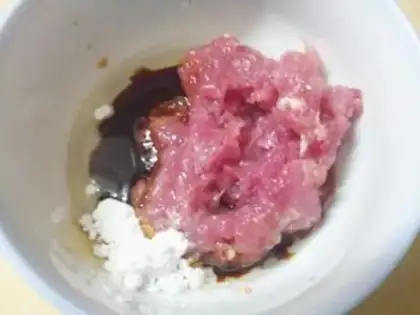 Make Meat and eggplant step 3