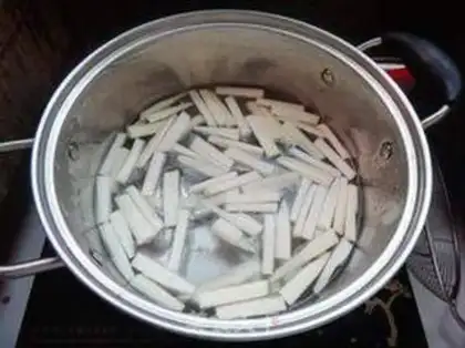 Make White fried meat step 2