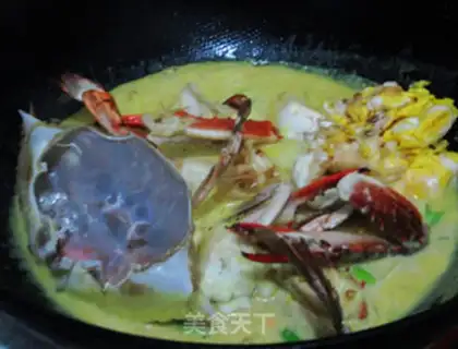 Make Curry crabs step 10