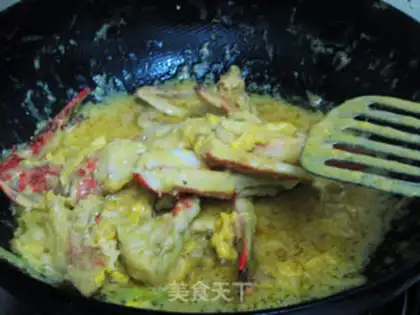 Make Curry crabs step 11