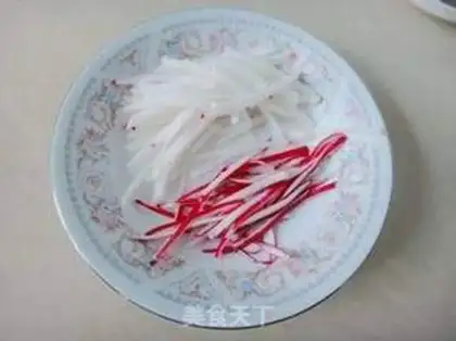 Make Sugar and radish step 1