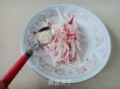 Make Sugar and radish step 4
