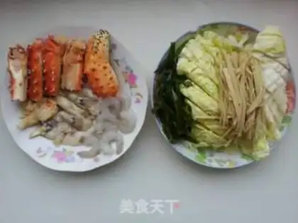 Make Seafood step 0
