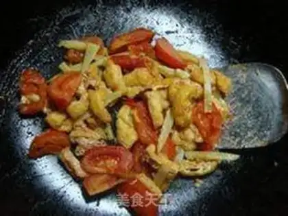 Make Tomato fried beans step 6