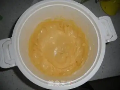 Make Peach mousse cake step 3