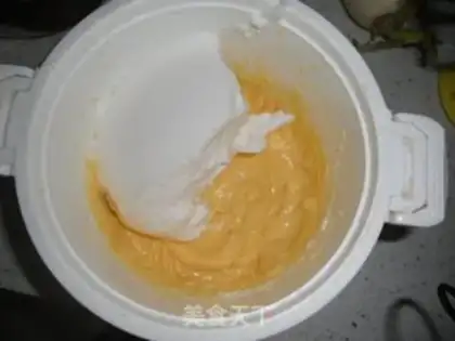 Make Peach mousse cake step 4