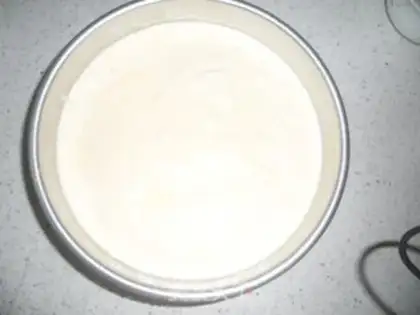 Make Peach mousse cake step 5