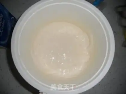 Make Peach mousse cake step 6
