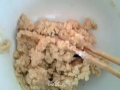 Make White sesame waffles step 1
