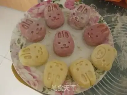 Make ♪ Little rabbit ice-cream mooncake ♪ step 12