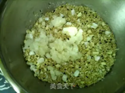 Make Sesame moon cake step 6