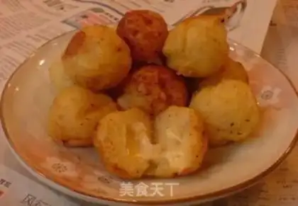 Make Gold cheese potato ball step 6