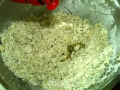 Make Sesame moon cake step 10