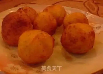 Make Gold cheese potato ball step 7