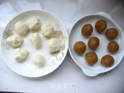 Make Corn-toe ice-cream mooncake step 6