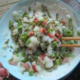 Make Pickle ham sushi step 5