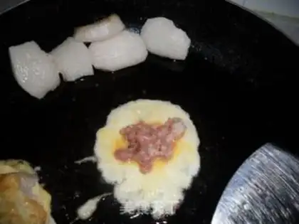 Make Egg dumplings step 5