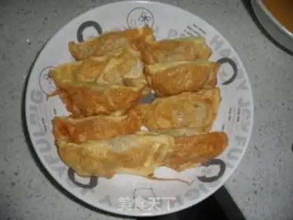 Make Egg dumplings step 7