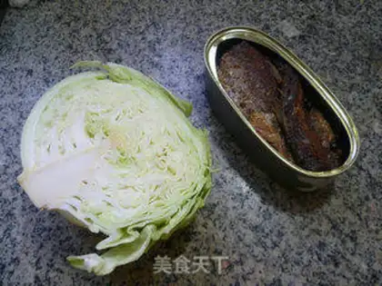 Make The beanfish fried cabbage step 0