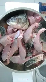 Make Dry-burn fish step 0