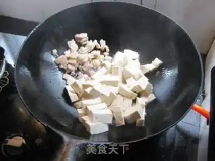 Make Five flowers and tofu step 5