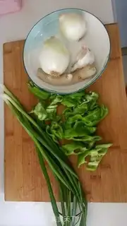 Make Dry-burn fish step 1