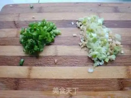 Make Shrimp mix fans step 1