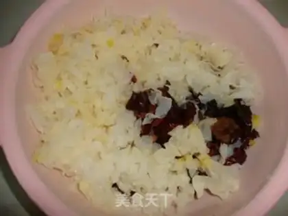 Make Snow-red dates, milky milk step 3