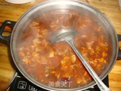 Make Snow-red dates, milky milk step 6