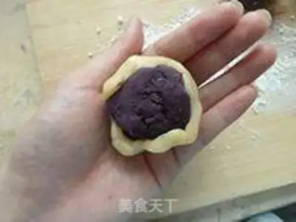 Make The potato moon cake step 12